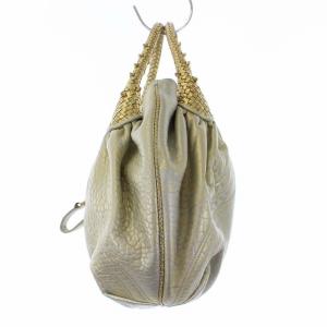 FENDI スパイバッグ ハンドバッグ トートバッグ レザー ロゴ金具 ゴールド