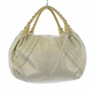 FENDI スパイバッグ ハンドバッグ トートバッグ レザー ロゴ金具 ゴールド
