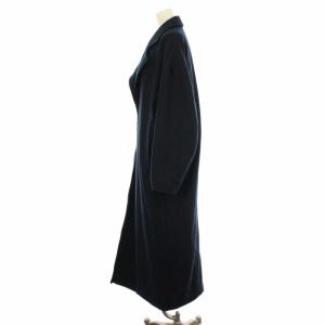 CLANE 21AW ウールダウンロングコート 1 紺