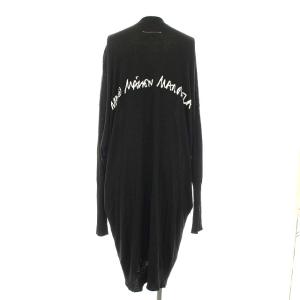 MM6 Maison Margiela マルジェラ 20SS カーディガン ロング バックロゴ ニット ブラック