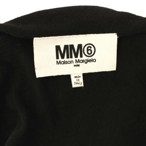MM6 Maison Margiela マルジェラ 20SS カーディガン ロング バックロゴ ニット ブラック