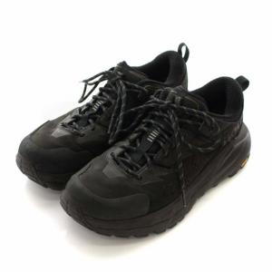 HOKA ONE ONE M KAHA LOW GTX スニーカー ローカット ヌバックレザー 26.5cm ブラック