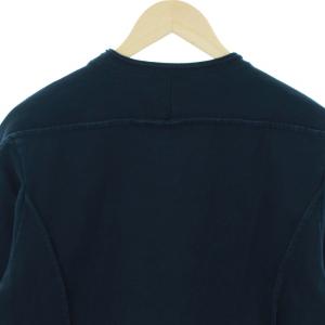 RIPVANWINKLE ソリッドロングスリーブ L/S Tシャツ カットソー ロンT 長袖 コットン L ブラック RB-202