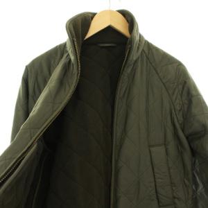 Barbour 裏地ボアフリースキルティングジャケット 38 カーキ