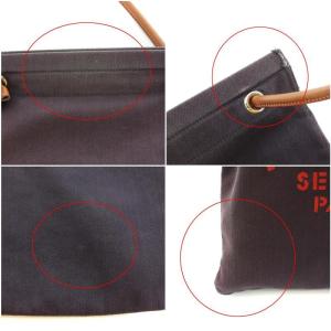 HERMES サックアリーヌ トートバッグ ショルダーバッグ P刻印 パープル