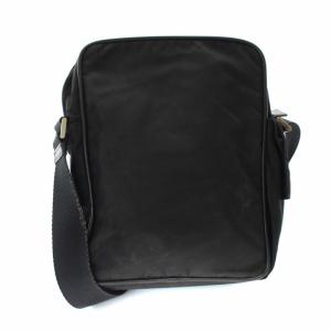 PRADA 三角プレートナイロンショルダーバッグ ブラック