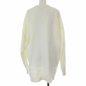 nagonstans 21SS Bulky Cotton BOXワイド プルオーバー ニット セーター 38 ホワイト