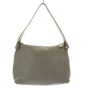 Salvatore Ferragamo ガンチーニーレザーショルダーバッグ グレー