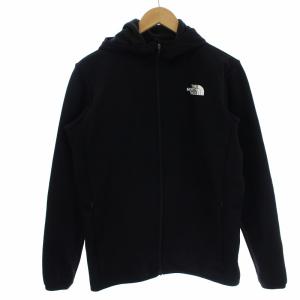 THE NORTH FACE Hybrid Nylon Fleece Hoodie M ブラック