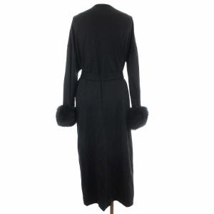 Diagram GRACE CONTINENTAL 19AW フォックスファーロングカーディガン 36 ブラック