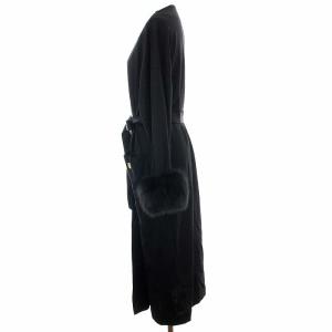 Diagram GRACE CONTINENTAL 19AW フォックスファーロングカーディガン 36 ブラック