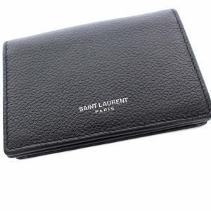 SAINT LAURENT PARIS カードケース レザー ブラック