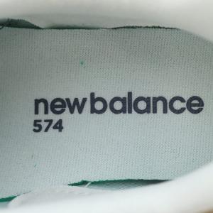 New Balance ML574LGI スニーカー スエード 25cm ライトグレー
