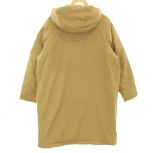 REMI RELIEF ダウンコート ロング フーディ L ベージュ