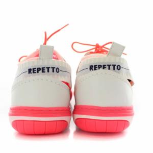 Repetto AURELIE スニーカー シューズ レザー 39 24.5cm ホワイト ピンク