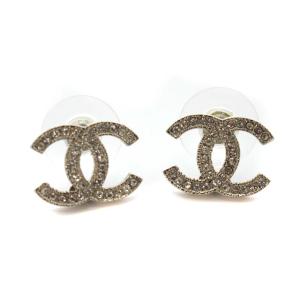 14A ココマーク ピアス ビジュー シルバー