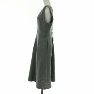ADORE ノースリーブ ワンピース ロング Vネック タグ付き ウール 38 グレー