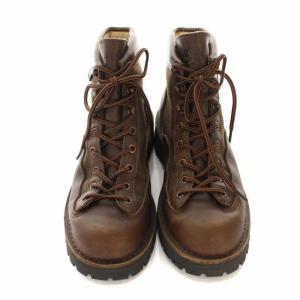 Danner ショートブーツ GORE-TEX レザー キャンバス 25.5cm ブラウン