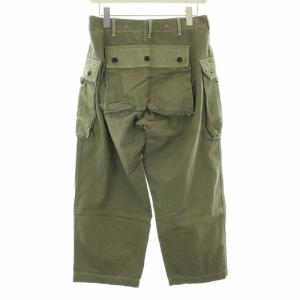 WAREHOUSE ヘリンボーンカーゴパンツ W30 カーキ