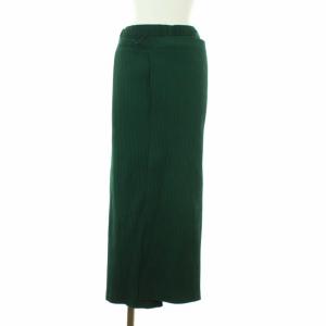 プリーツ ラップ イージーパンツ ワイドパンツ 緑