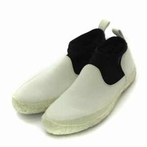 19AW VALCANIZED SLIP-ON ミッドスニーカー シューズ 42 26cm 白 