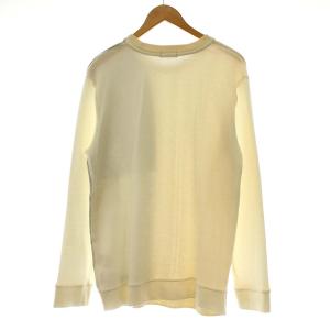 BLACK LABEL CRESTBRIDGE 18AW ニット セーター ケーブルニット L ホワイト グレー