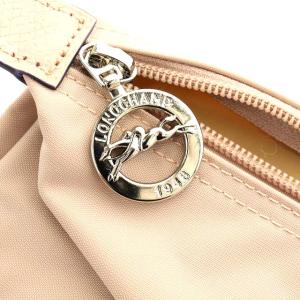 Longchamp ルプリアージュクラブ ロゴナイロントートバッグ ピンクベージュ
