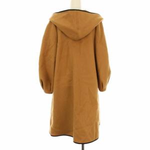 M'S GRACY 近年モデル フーデッド コート 36 茶
