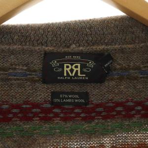 RRL カーディガン ショールカラー くるみボタン M ブラウン