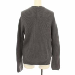 Drawer ニット セーター カシミヤ混 クルーネック 長袖 1 グレー