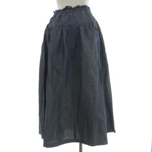 nest Robe 19SS Cotton linen Washi paper skirt ロング マキシ 和紙