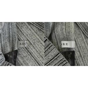 ADORE 20AW ドライリブニットワンピース 38 グレー