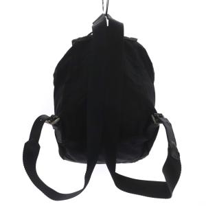 PRADA リュックサック デイパック ミニ 三角プレート ナイロン ブラック