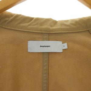 Graphpaper 20SS Military Cloth Shop Coat チェスターコート スプリングコート ロング丈 バックベルト コットン