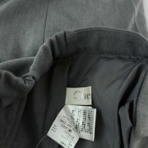 Chesty 2021 パールビジューテーパードパンツ 0 グレー