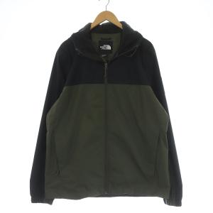 Mountain Q Jacket マウンテンパーカー ジャケット ジップアップ フード L カーキ ブラック