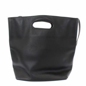 J&M DAVIDSON アイリス IRIS 2way レザー ロゴ箔押し ブラック ゴールド