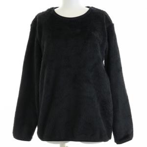 バーサロフトクルーネックプルオーバー カットソー クルーネック M ブラック NAW72061