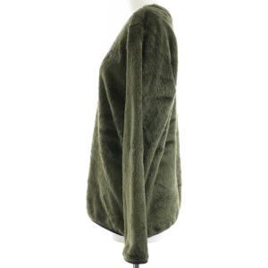 THE NORTH FACE バーサロフトクルーネックプルオーバー カットソー クルーネック フリース 長袖 M モスグリーン