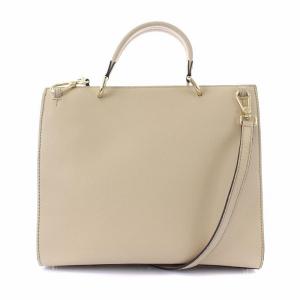 FURLA ジュリアMトップハンドル ハンドバッグ ワンショルダーバッグ 2WAY レザー ベージュ F6801