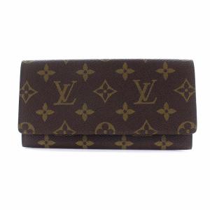 LOUIS VUITTON モノグラム 長財布 札入れ 二つ折り ブラウン