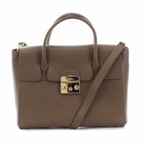 サッチェル メトロポリス 2way ハンドバッグ ショルダーバッグ レザー グレージュ