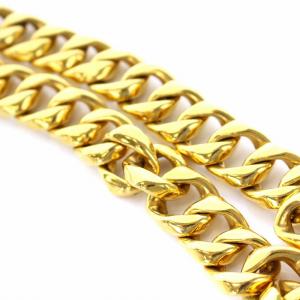 CHANEL ヴィンテージ 93A ココマーク チェーンベルト ゴールド