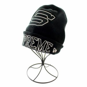 Supreme ×New era 16AW Big S Beanie ニットキャップ 刺繍 ロゴ