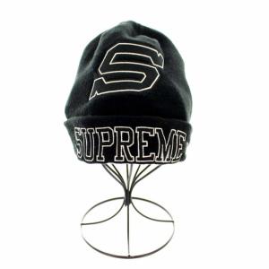 Supreme ×New era 16AW Big S Beanie ニットキャップ 刺繍 ロゴ