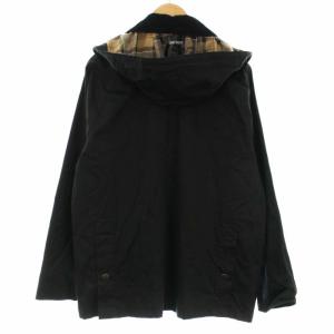 Barbour ライトウェイトビデイル 3ワラント フード付き ノンオイル ジャケット M ブラック