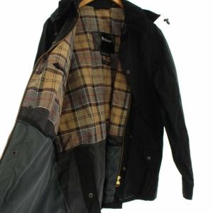 Barbour ライトウェイトビデイル 3ワラント フード付き ノンオイル ジャケット M ブラック