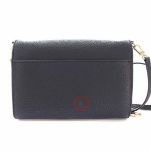 TORY BURCH レザーショルダーバッグ ネイビー