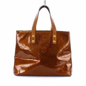 M91146 リードPM ヴェルニ トートバッグ 茶 