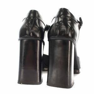 PRADA アンクルストラップパンプス 36 ブラック